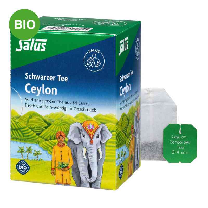 Ceylon Schwarzer Tee bio Salus Filterbeutel 15 stk von SALUS Pharma GmbH PZN 06132197
