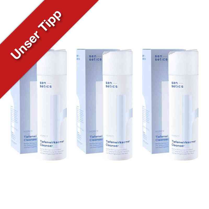 Sensetics Hydrate Cleanser zur Gesichtsreinigung 3x200 ml von Apologistics GmbH PZN 08101961