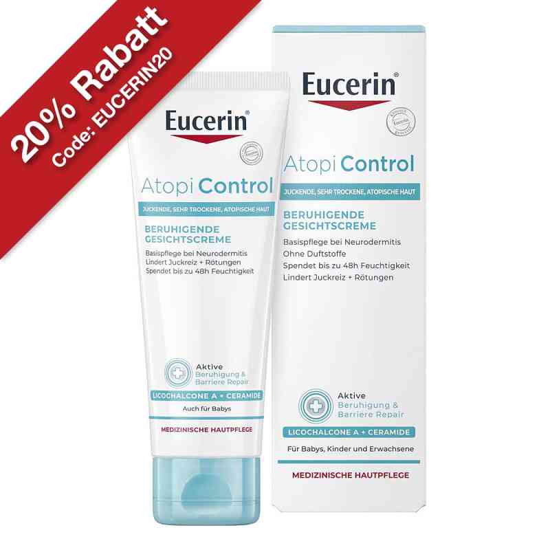 Eucerin® Atopi Control Gesichtscreme 50 ml von Beiersdorf AG Eucerin PZN 08454746
