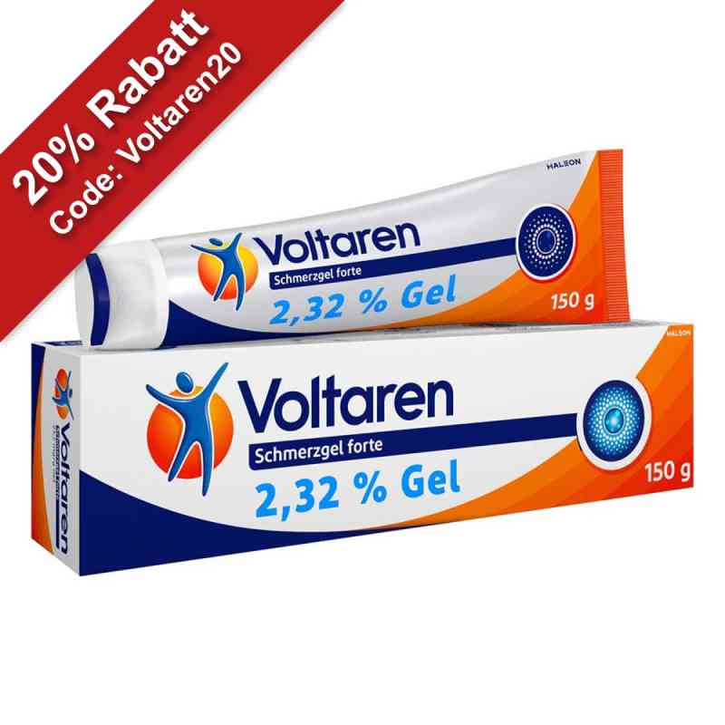Voltaren Schmerzgel forte 23,2 mg/g Gel mit Diclofenac 150 g von Haleon Germany GmbH PZN 08628270