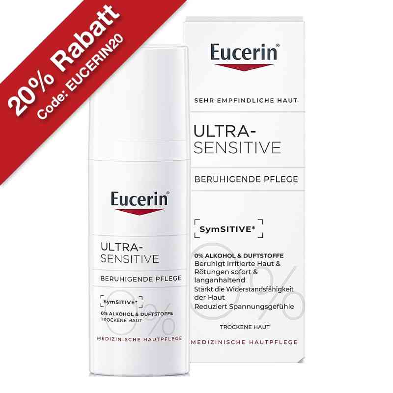 Eucerin Ultra-Sensitive Beruhigende Pflege für Trockene Haut 50 ml von Beiersdorf AG Eucerin PZN 10268672