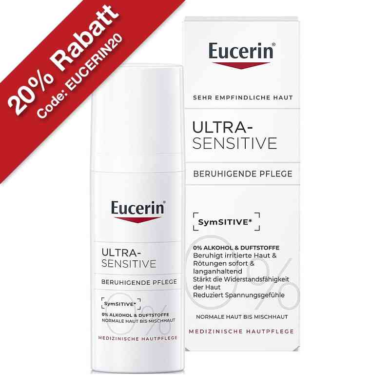 Eucerin UltraSensitive Beruhigende Pflege Normale/Mischhaut 50 ml von Beiersdorf AG Eucerin PZN 10268689