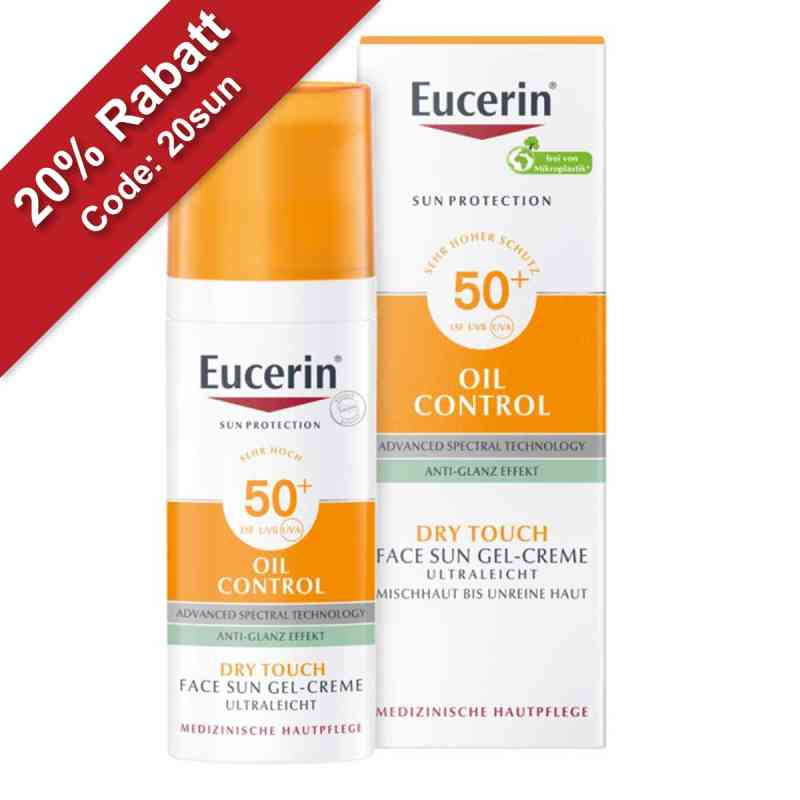 Eucerin Sun Gel-Creme Oil Control LSF 50+ 50 ml von Beiersdorf AG Eucerin PZN 10832664