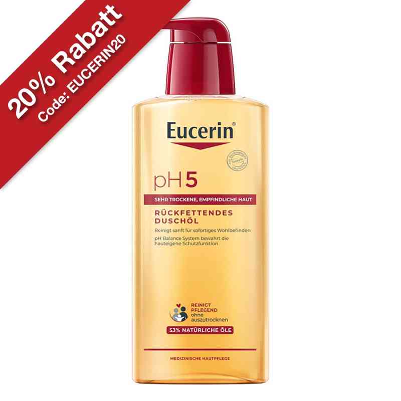 Eucerin pH5 Duschöl mit Pumpe empfindliche Haut 400 ml von Beiersdorf AG Eucerin PZN 13889021