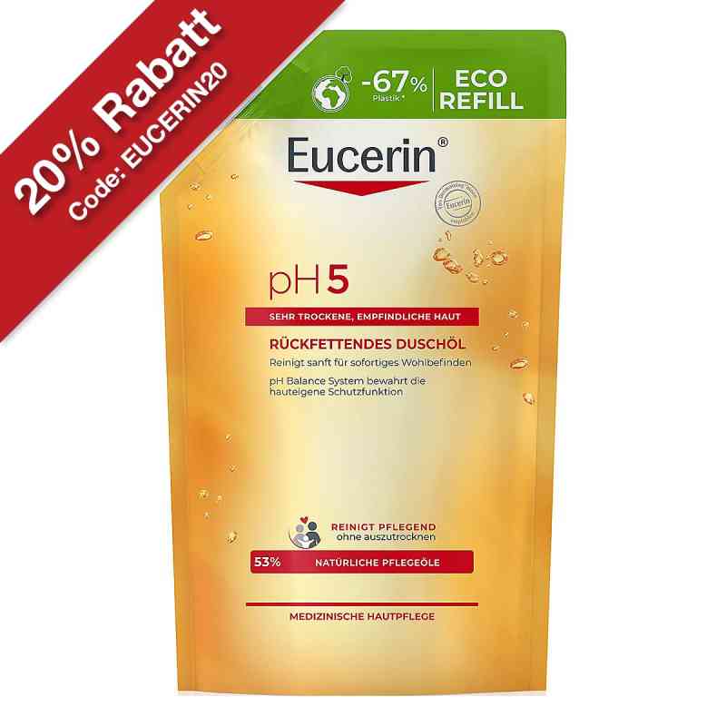 Eucerin pH5 Duschöl Nachfüll empfindliche Haut 400 ml von Beiersdorf AG Eucerin PZN 13889038
