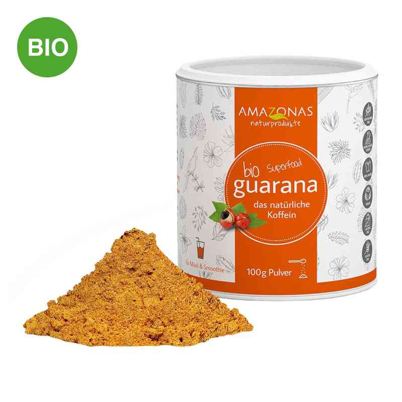 Guarana Bio Pulver pur 100 g von AMAZONAS Naturprodukte Handels GmbH PZN 15331180