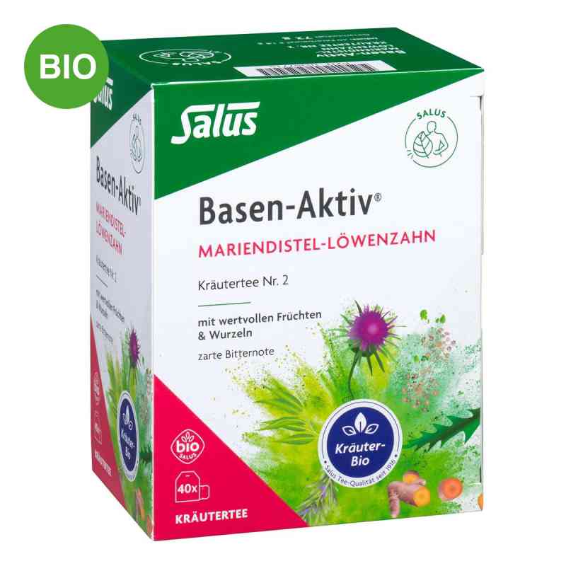 Basen-Aktiv Kräutertee Nr. 2 Mariendistel-Löwenzahn 40 stk von SALUS Pharma GmbH PZN 16357715
