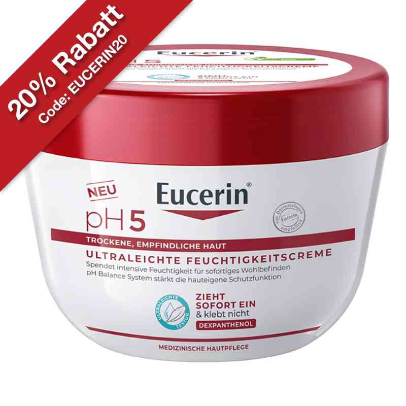 Eucerin Ph5 Ultraleichte Feuchtigkeitscreme 350 ml von Beiersdorf AG Eucerin PZN 18099921