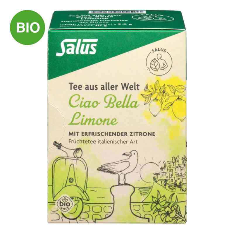 Ciao Bella Limone Bio Salus Filterbeutel 15 stk von SALUS Pharma GmbH PZN 18215008