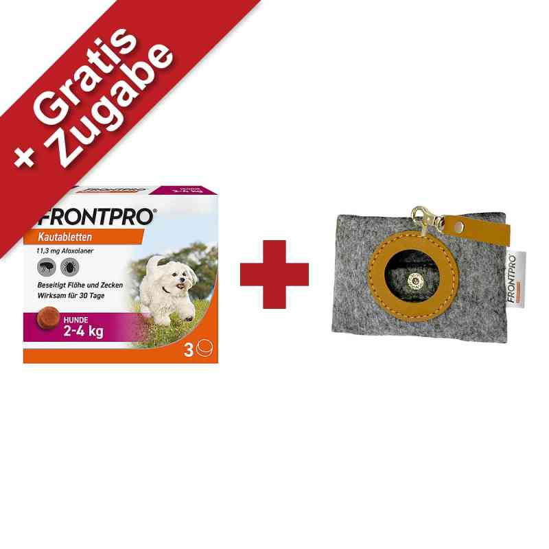 FRONTPRO Kautabletten Hund 2-4 kg 3 stk von Boehringer Ingelheim VETMEDICA GmbH PZN 18654274