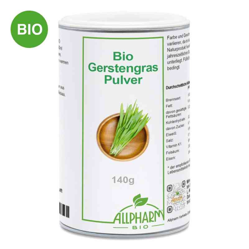 Bio Gerstengras Pulver Allpharm 140 g von ALLPHARM Vertriebs GmbH PZN 19510146