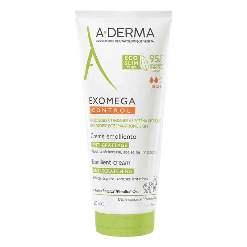 A-Derma Exomega Control Creme Rückfettend 200 ml von PIERRE FABRE DERMO KOSMETIK GmbH PZN 17544106