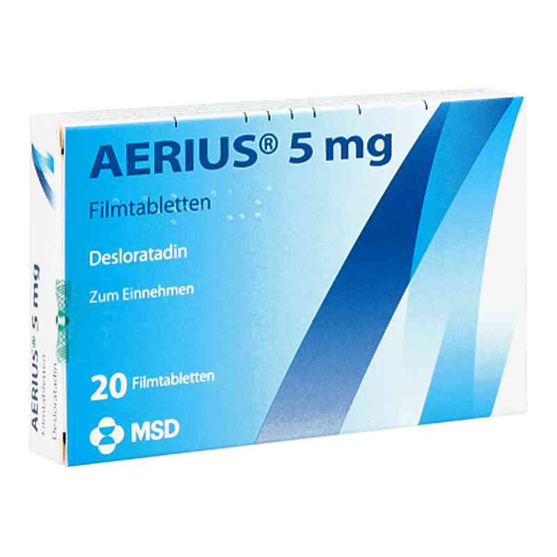 AERIUS 5mg 20 stk von Organon Healthcare GmbH PZN 01540164
