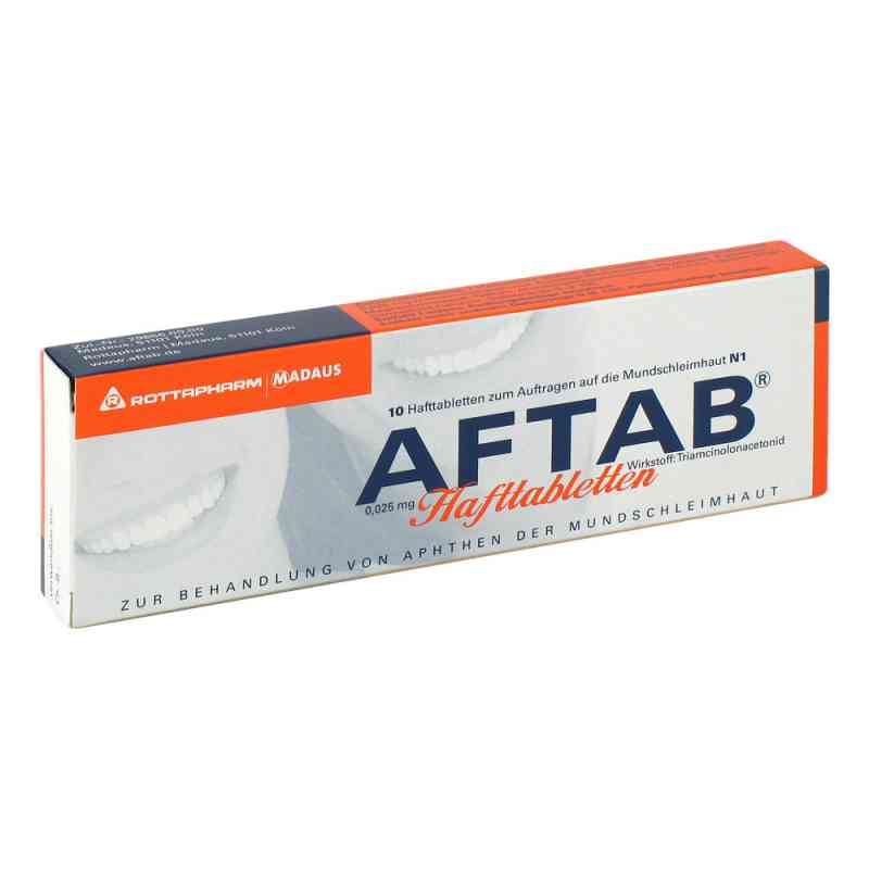 Aftab Hafttabletten 10 stk von MEDA Pharma GmbH & Co.KG PZN 03360928