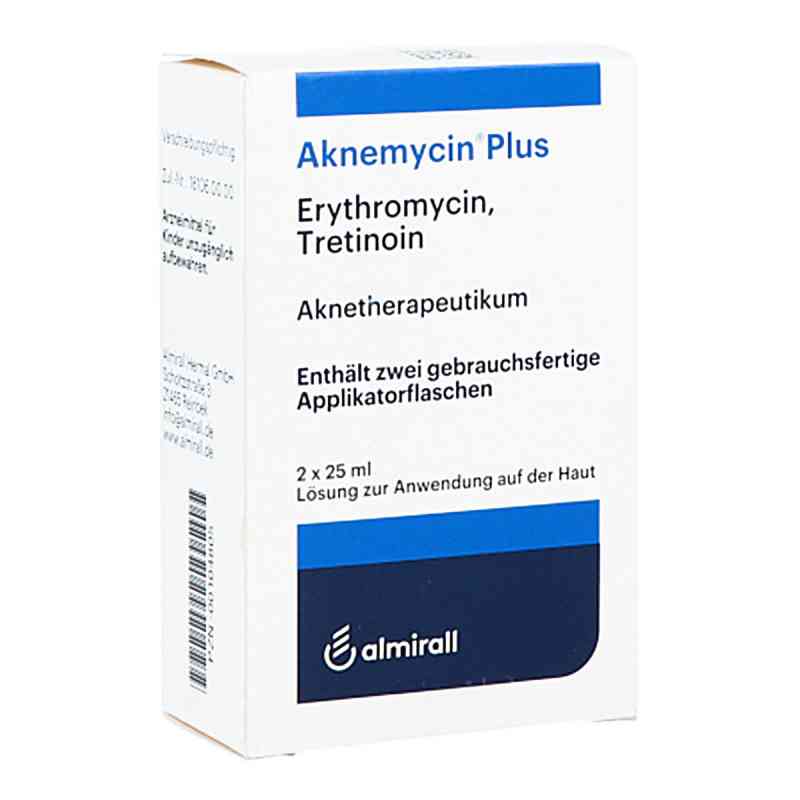 Aknemycin Plus Lösung 2X25 ml von ALMIRALL HERMAL GmbH PZN 00104805