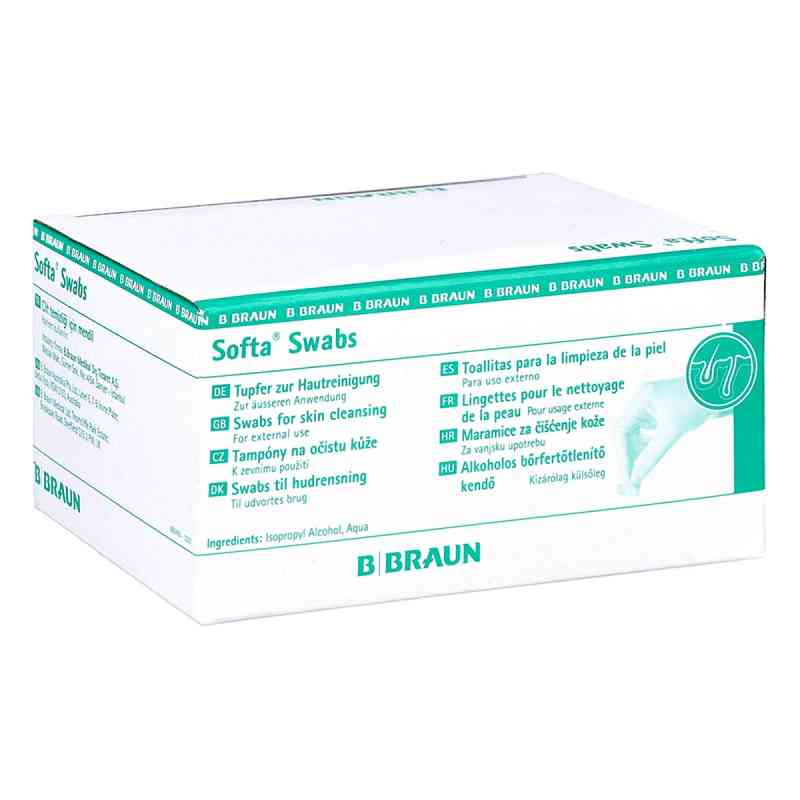 Alkoholtupfer Softa Swabs 100 stk von B. Braun Melsungen AG PZN 08468837