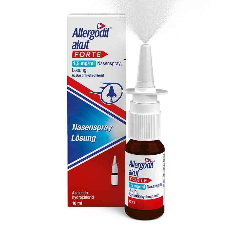 Allergodil akut FORTE Nasenspray bei Allergie, Heuschnupfen 10 ml von Cooper Consumer Health Deutschland GmbH PZN 17510656