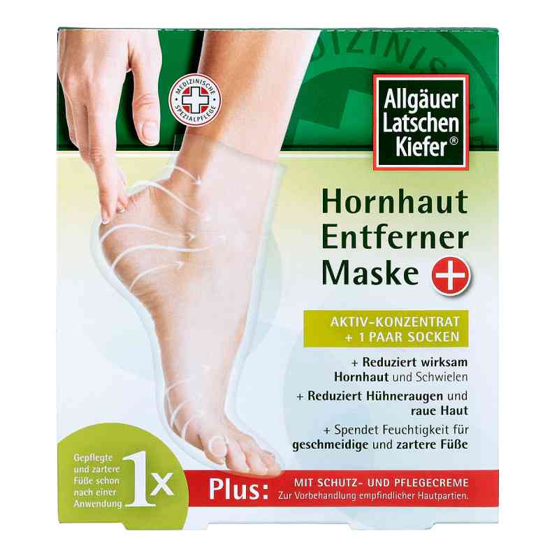Allgäuer Latschenk. Hornhaut Entferner Maske plus 1 Pck von Dr. Theiss Naturwaren GmbH PZN 16140105