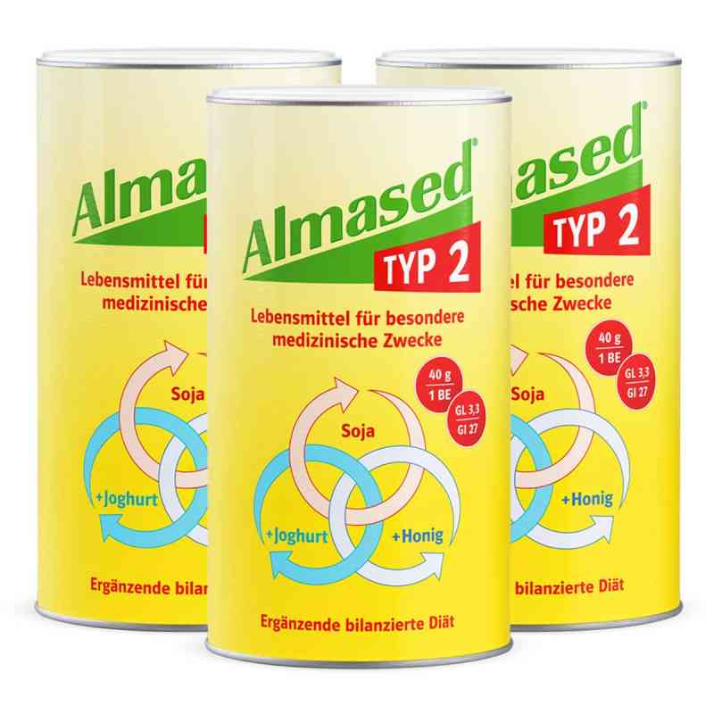 Almased Typ 2 3x500 g von Almased Wellness GmbH PZN 08101528