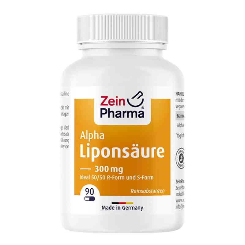 Alpha Liponsäure 300 mg Kapseln 90 stk von Zein Pharma - Germany GmbH PZN 09304799
