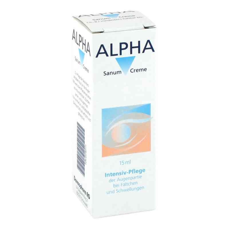 Alpha Sanum Augencreme 15 ml von DERMAPHARM AG PZN 03740111
