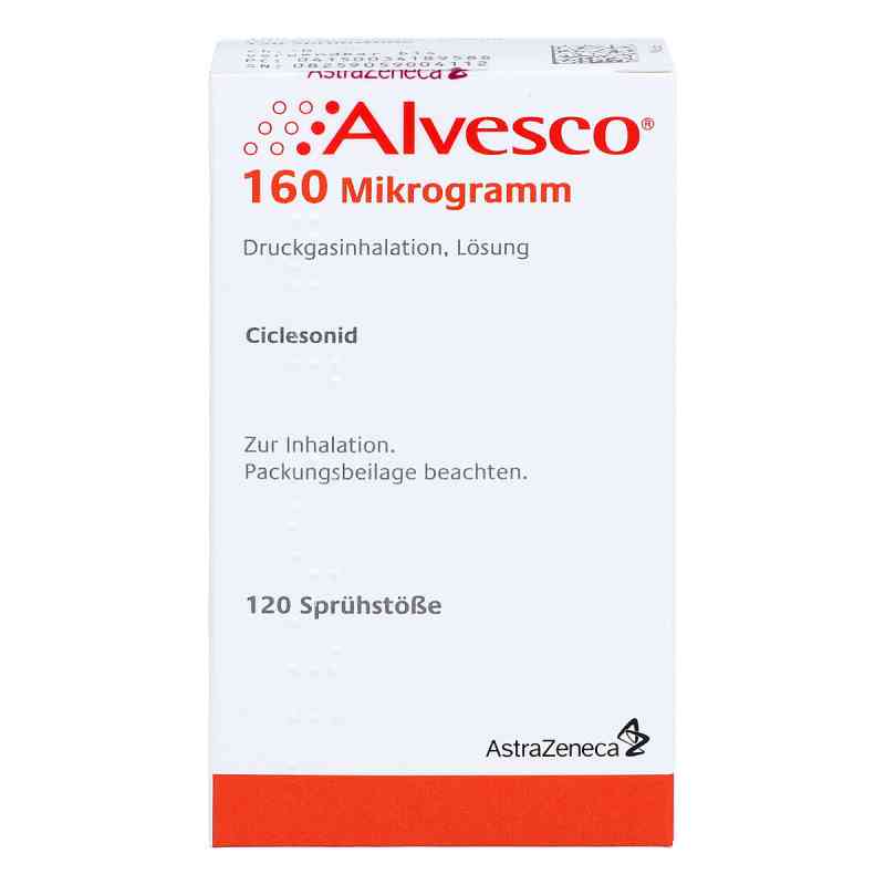 Alvesco 160 Mikrogramm Druckgasinhalation 1 stk von Zentiva Pharma GmbH PZN 03418958