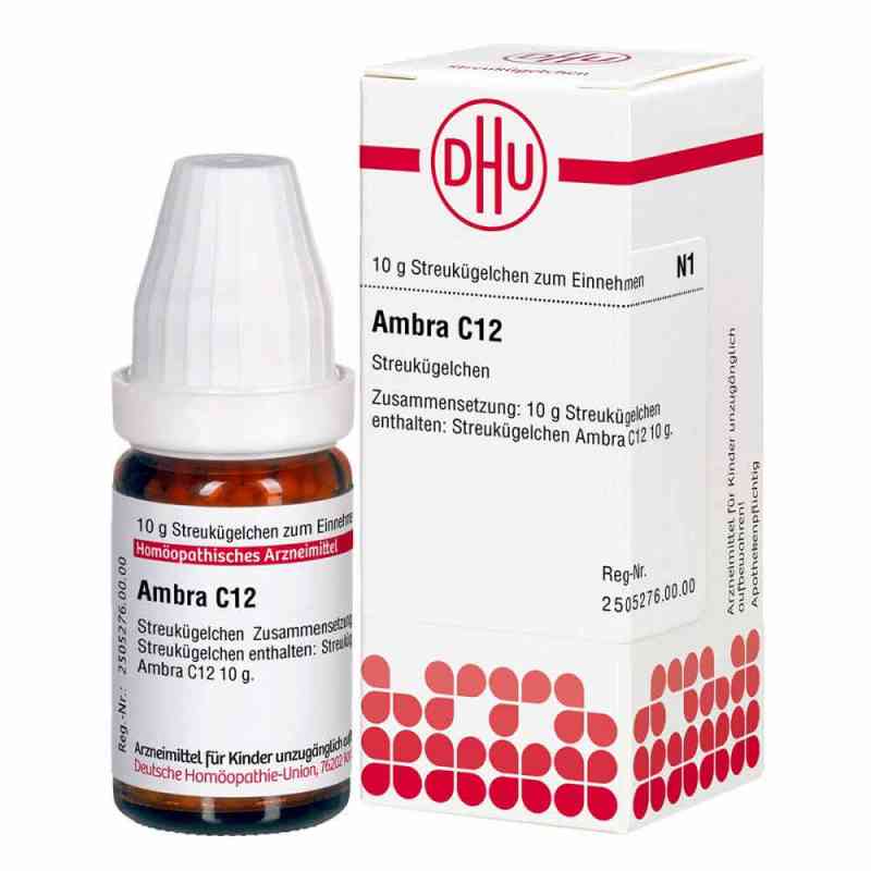 Ambra C12 Globuli 10 g von DHU-Arzneimittel GmbH & Co. KG PZN 00000187