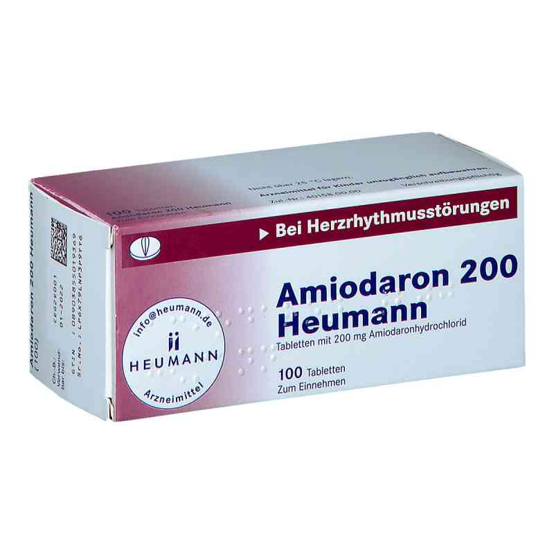 Amiodaron 200 Heumann Tabletten 100 stk von HEUMANN PHARMA GmbH & Co. Generi PZN 00475884