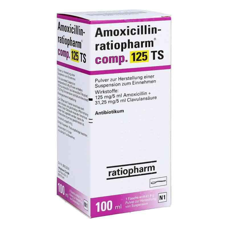 Amoxicillin-ratiopharm compositus 125 TS 100 ml von ratiopharm GmbH PZN 07622058