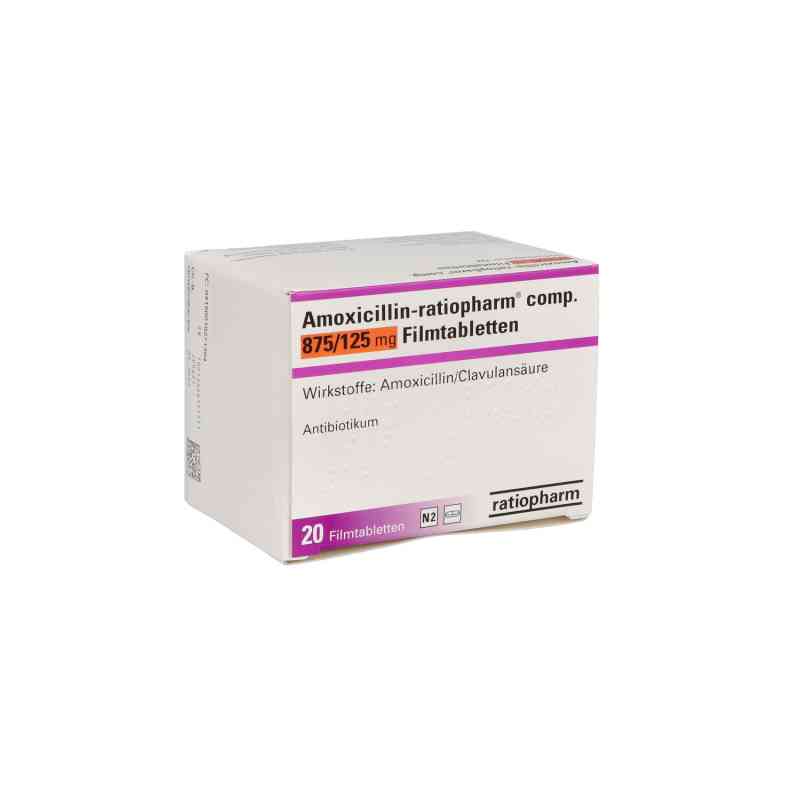 Amoxicillin-ratiopharm compositus 875mg/125mg 20 stk von ratiopharm GmbH PZN 01827138
