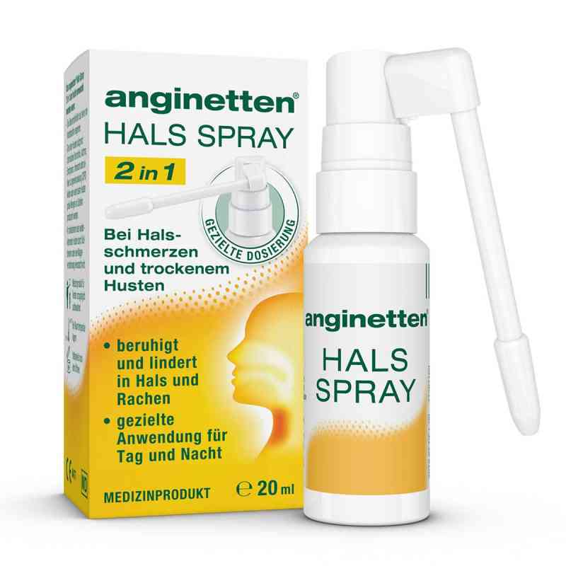 Anginetten Halsspray 2in1 Erwachsenen   20 ml von MCM KLOSTERFRAU Vertr. GmbH PZN 18878571