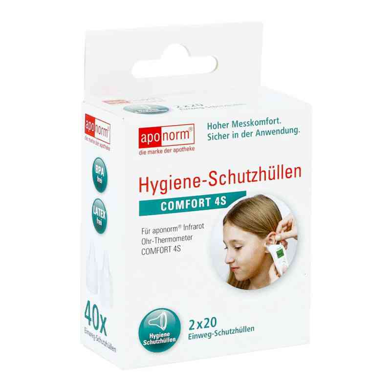 Aponorm Fieberthermometer Ohr Comfort Schutzhüllen 40 stk von WEPA Apothekenbedarf GmbH & Co KG PZN 14294258