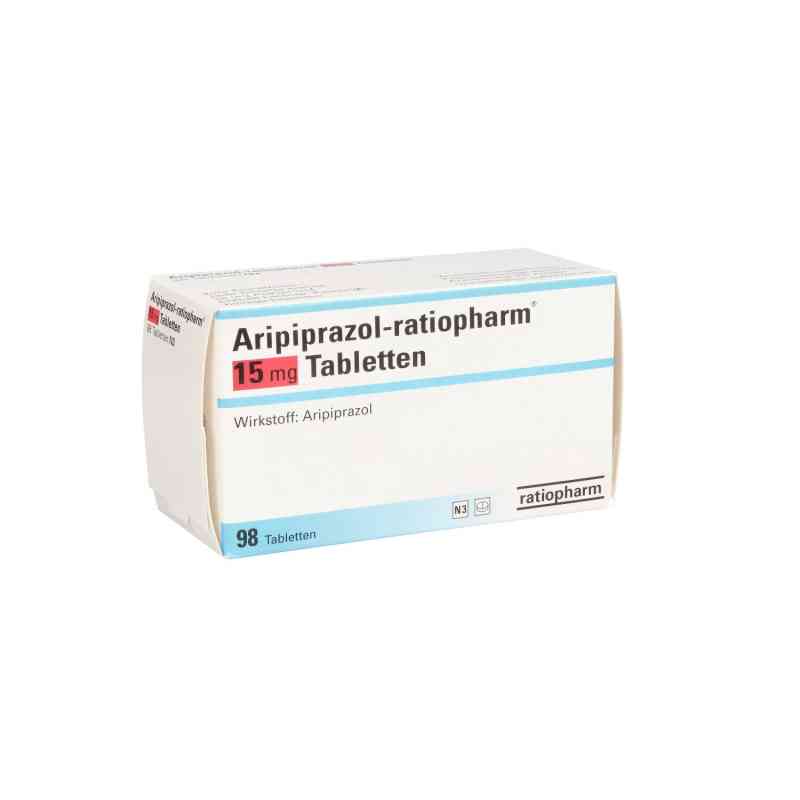 Aripiprazol-ratiopharm 15mg 98 stk von ratiopharm GmbH PZN 10308360