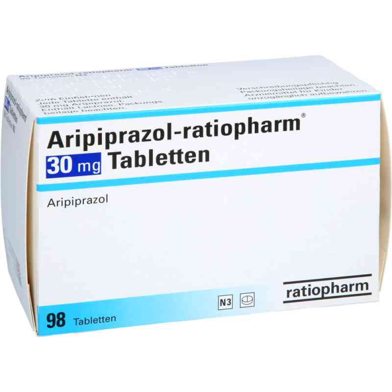 Aripiprazol-ratiopharm 30mg 98 stk von ratiopharm GmbH PZN 10308437