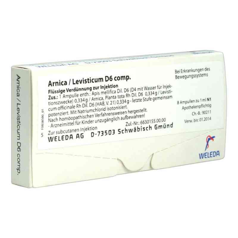 Arnica/levisticum D6 Comp. Ampullen 8X1 ml von WELEDA AG PZN 01618558
