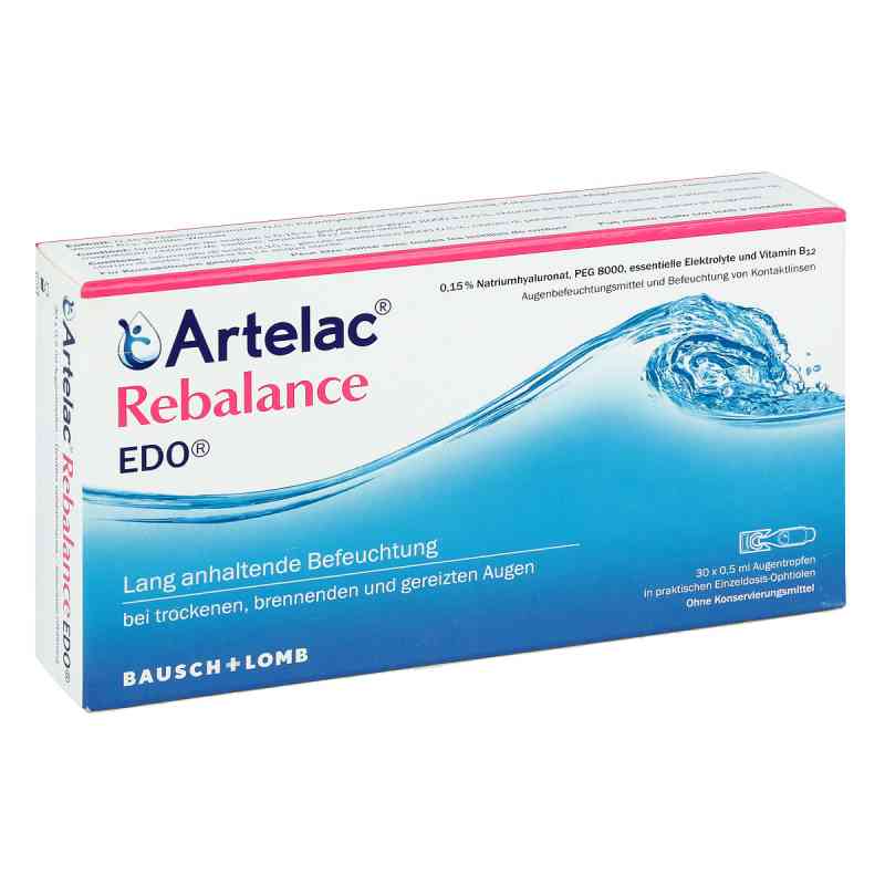 Artelac Rebalance Edo Augentropfen 30X0.5 ml von Dr. Gerhard Mann Chem.-pharm.Fab PZN 09722545