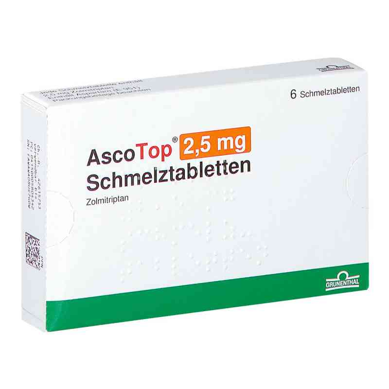 AscoTop 2,5mg 6 stk von GRüNENTHAL GmbH PZN 00580434