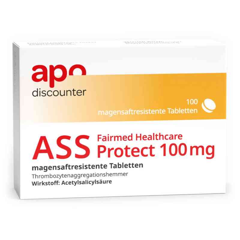 ASS 100 mg Protect, magensaftresistent von apodiscounter 100 stk von Fairmed Healthcare GmbH PZN 17571468