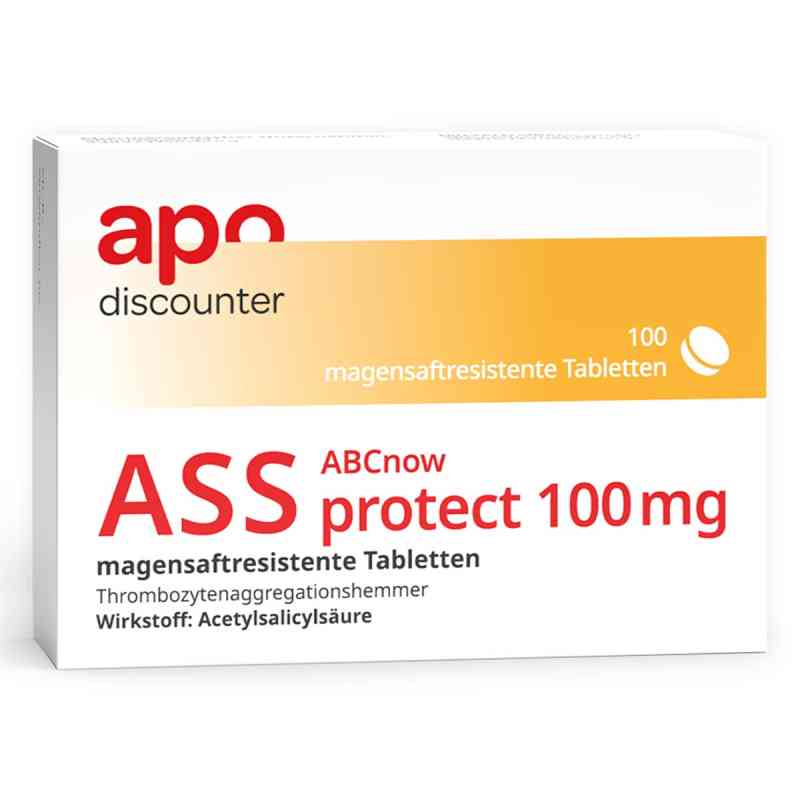 ASS 100 mg Protect, magensaftresistent von apodiscounter 100 stk von apo.com Group GmbH PZN 20087285
