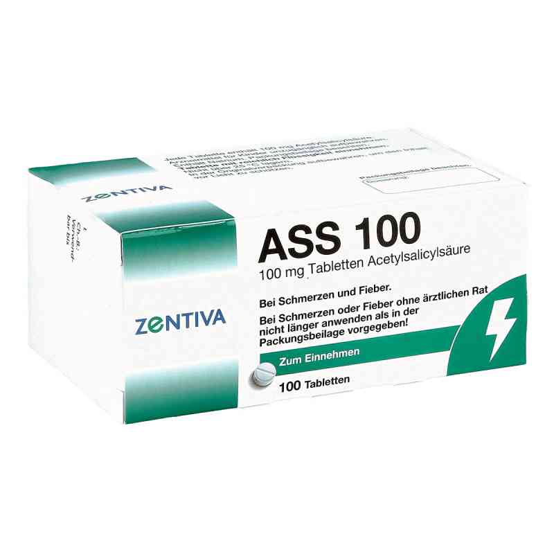 Ass 100 Tabletten 100 stk von Zentiva Pharma GmbH PZN 16384540
