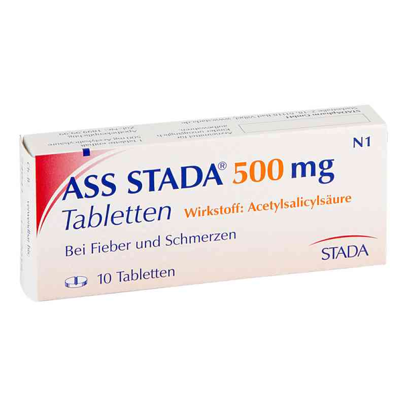 ASS STADA 500mg Acetylsalicylsäure Tabletten 10 stk von STADA Consumer Health Deutschlan PZN 03366167