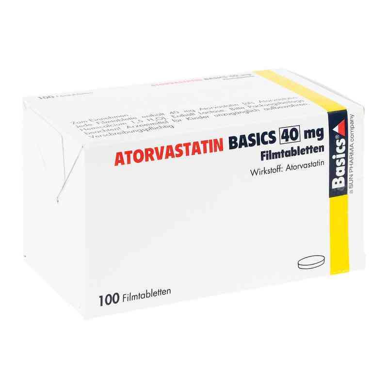 ATORVASTATIN BASICS 40mg 100 stk von Basics GmbH PZN 00524306
