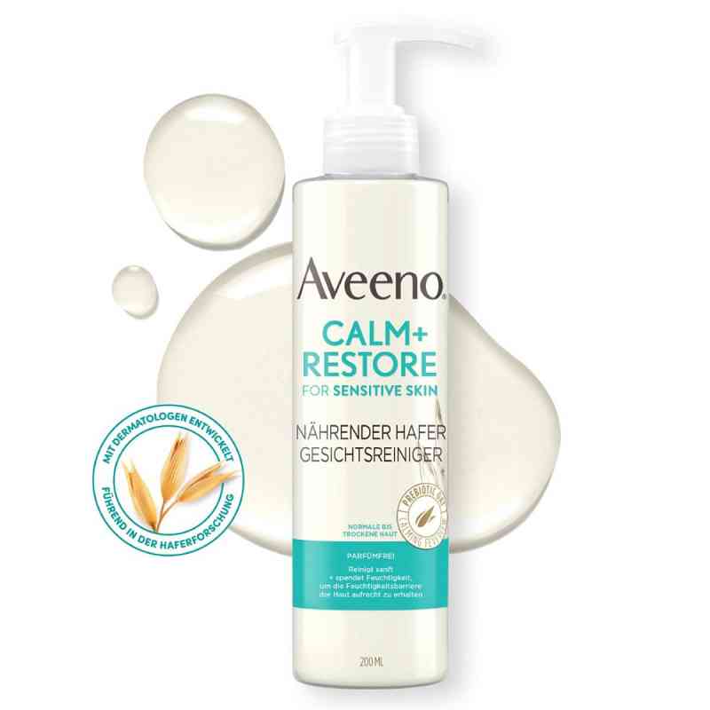 Aveeno Calm+ Restore Nährender Hafer Gesichtsreiniger  200 ml von Kenvue Germany GmbH (OTC) PZN 19342915