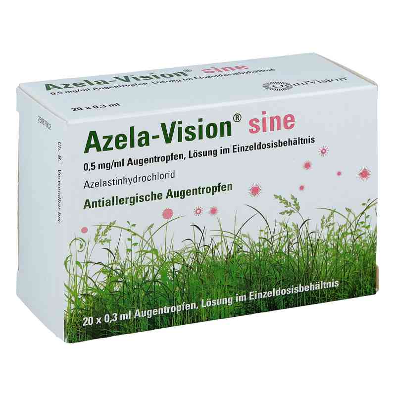 Azela-Vision sine 0,5 mg/ml Augentropfen i.Einzeldosis. 20X0.3 ml von OmniVision GmbH PZN 02498286