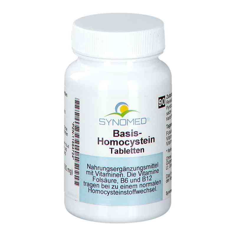 Basis Homocystein Tabletten 90 stk von Synomed GmbH PZN 11554724