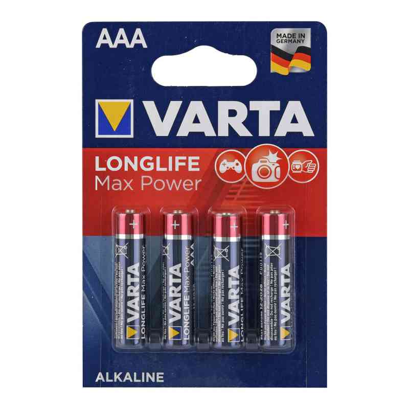 Batterien Micro Lr03 Aaa 4703 Varta Max 4 stk von Vielstedter Elektronik PZN 08411688