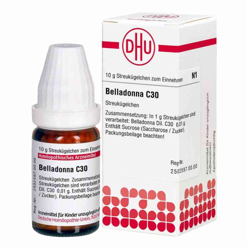 Belladonna C30 Globuli 10 g von DHU-Arzneimittel GmbH & Co. KG PZN 01760440