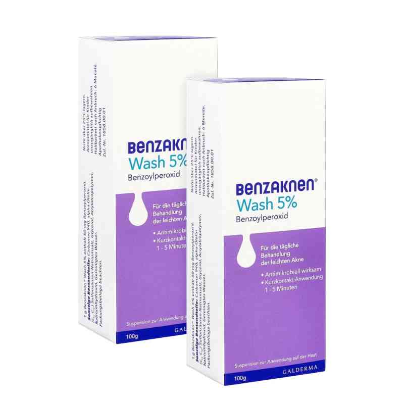 Benzaknen Wash 5% 2x100 g von Galderma Laboratorium GmbH PZN 08105008