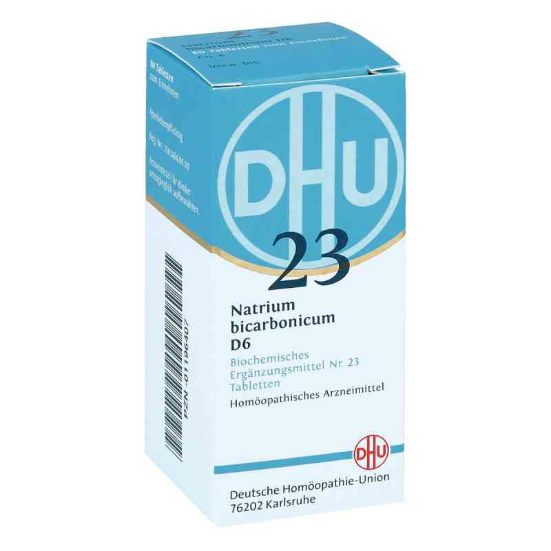 Biochemie Dhu 23 Natrium bicarbonicum D6 Tabletten 80 stk von DHU-Arzneimittel GmbH & Co. KG PZN 01196407