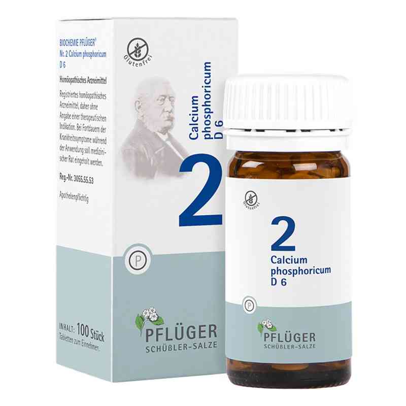 Biochemie Pflüger 2 Calcium phosphoricum D6 Tabletten 100 stk von Homöopathisches Laboratorium Alexander Pflüger Gmb PZN 06318772